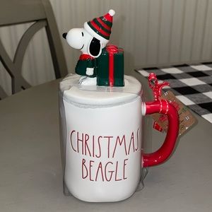 Rae Dunn Christmas Beagle Mug